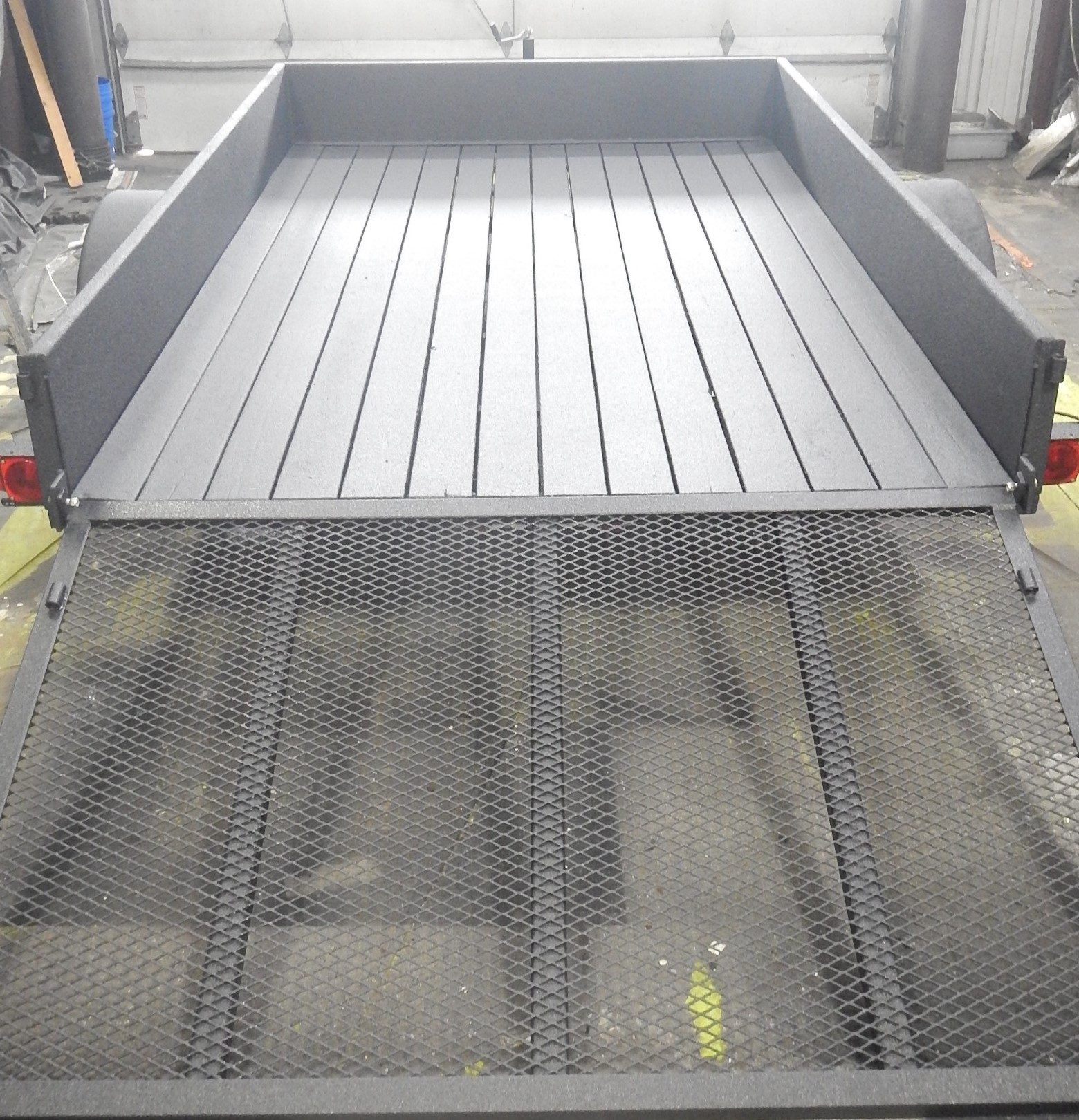 Camper exterior sealed with polyurea membrane